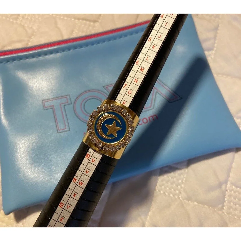 TOVA ring TOVA jewelry STAR MOON Karolyn Celestial ring NEW in bag crystals adju